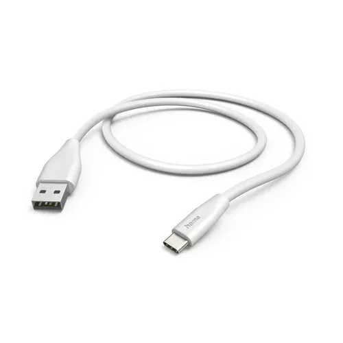 Hama Handy Ladekabel Typ A – USB C 1,5m Datenkabel Schnellladekabel Tablet Weiß