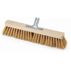 Saalbesen, Poly-Kokos mit aufgeschraubtem Metallstielhalter 00231406 , Breite: 63 cm, Metallstielhalter Ø 24 mm