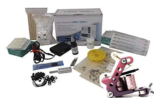 INKgrafiX®TATTOO SET 10Wrap Maschine IG-27l Pink Rosa von Tattoo [INKgrafiX] Piercing