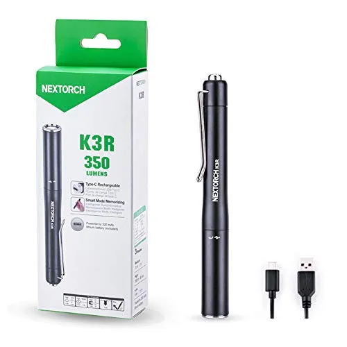 K3R - Penlight K3R 350 Lumen mit USB-C inkl. 320 mAh Akku Nextorch