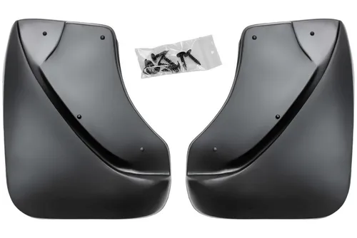 RECAMBO Kfz-Schmutzfänger Set hinten für Nissan Juke, F15, BJ 2010-2014 - Passgenaues 2-teiliges Schmutzfänger-Set für Nissan Juke, F15, BJ 2010-2014. Schützt effektiv vor Schmutz und Spritzwasser mit langlebigem TPE-Material. Einfache Montage dank passgenauer Fertigung.