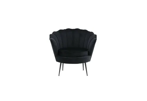 ebuy24 Relaxsessel Calais Velour schwarz