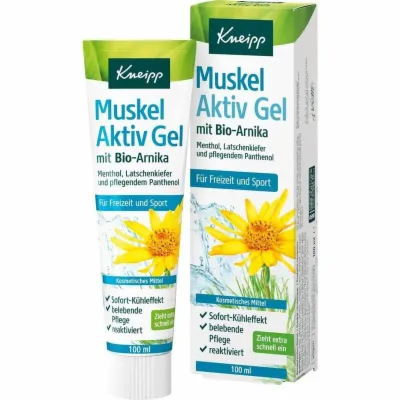Kneipp Muskel Aktiv Gel - Schmerzlindern für müde Muskeln - Arzneimittel zur Linderung von Muskelverspannungen und -schmerzen, ideal für sportlich Aktive und nach anstrengenden Tagen.