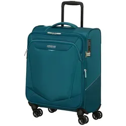 American Tourister Summerride Spinner 55/20 EXP TSA Trolley – Totally Teal - Leichter und wendiger Trolley mit erweiterbarem Stauraum, ideal für Kurztrips. Mit praktischem TSA-Zahlenschloss und robusten Rollen für müheloses Reisen.