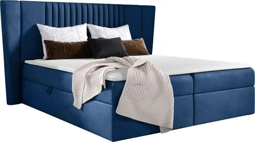 MIRJAN24 Boxspringbett Spark mit Bettkästen und Topper