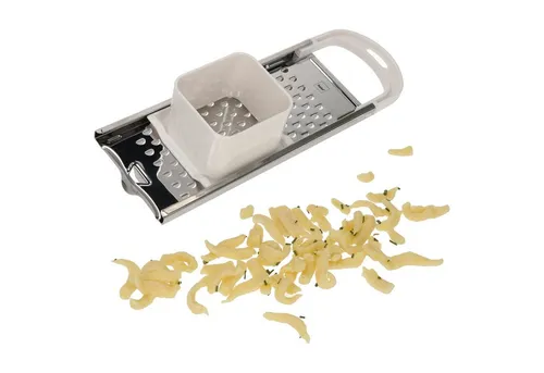 MamboCat Spätzlereibe Kela-Anna Spätzlehobel mit Teigschlitten für Profis Spätzlereibe, Edelstahl