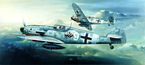 Academy 1/72 MESSERSCHMITT BF109G-6 12467