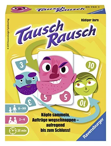 Ravensburger Spiele 20763 - Tausch Rausch Kartenspiel