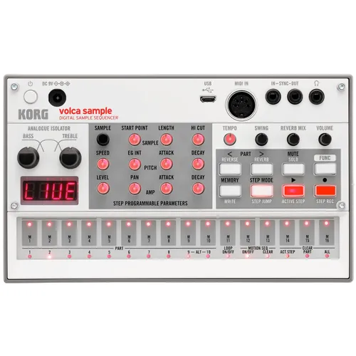 KORG VOLCA-SAMPLE2 - Probensequenzer, erweiterte Funktionen und doppelt so viel Speicher für kreative Beat-Produktion
