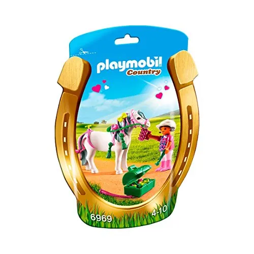 PLAYMOBIL Country 6969 Schmück-Pony Herzchen, ab 4 Jahren
