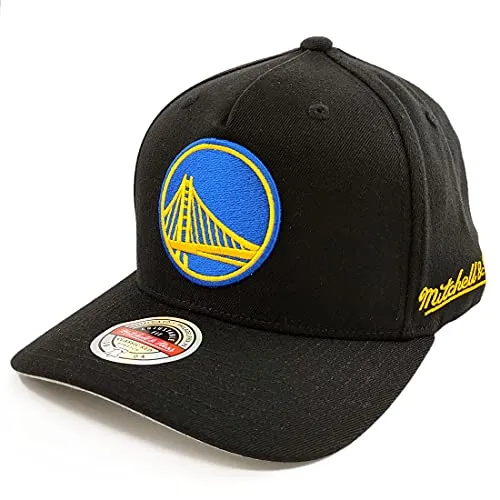 Mitchell & Ness NBA Classic Red Eazy Snapback Cap Golden State Warriors Black