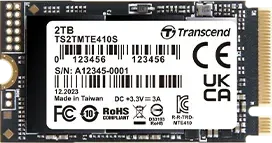 Transcend SSD 1TB M.2 MTE410S - Hochleistungs PCIe Gen4 x4 NVMe, blitzschnelle Datenübertragung für Gaming und professionelle Anwendungen