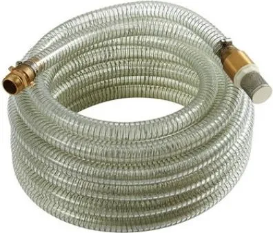 CHM GmbH® 1 Zoll Saugschlauch Ansaugschlauch Pumpe 15 Meter Garnitur (Messing) mit Rückschlagventil