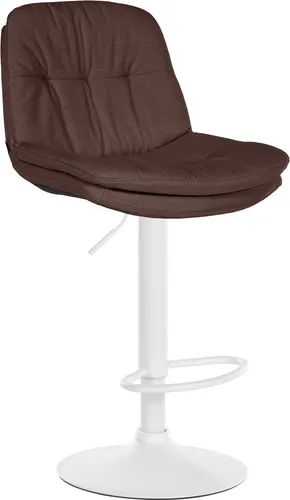 Deluke Barhocker Braun, Höhenverstellbar, Drehbar, 46x92x54 cm