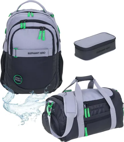 ELEPHANT Schulrucksack Hero Signature 3-tlg. Set von Elephant