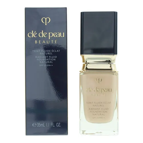 Cle De Peau Beaute Radiant Fluid SPF 25 Foundation 35ml - Make-up: Hochwertige Foundation mit SPF 25 für strahlenden Teint, ideal für den täglichen Gebrauch und schützt die Haut vor UV-Strahlen.