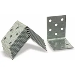 Masterproof Professional Lochplattenwinkel-set 50 Mm X 50 Mm X 40 Mm X 2 Mm, 8-teilig, Feuerverzinkt