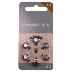 Hörex Basic 312er Batterien - 90 Stück - Einwegbatterien für zuverlässige Stromversorgung in Hörgeräten und anderen Geräten. Hohe Leistung und lange Lebensdauer für den täglichen Einsatz.