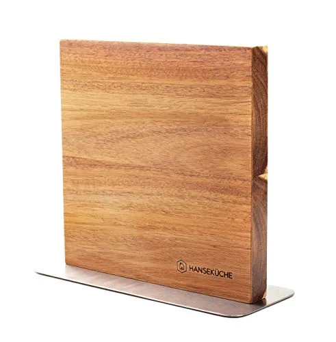 Hanseküche Messerblock magnetisch aus Akazienholz von Hanseküche