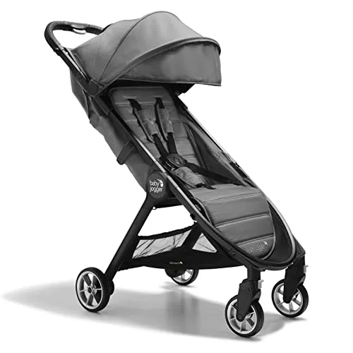 Baby Jogger City Tour 2 Reisebuggy - Kompakter Buggy mit Einhandfaltmechanismus - Leichter Reisebuggy mit strapazierfähigen Schaumstoffreifen und UV-Schutz 50+; ideal für Eltern, die viel unterwegs sind und Komfort für ihr Baby suchen.