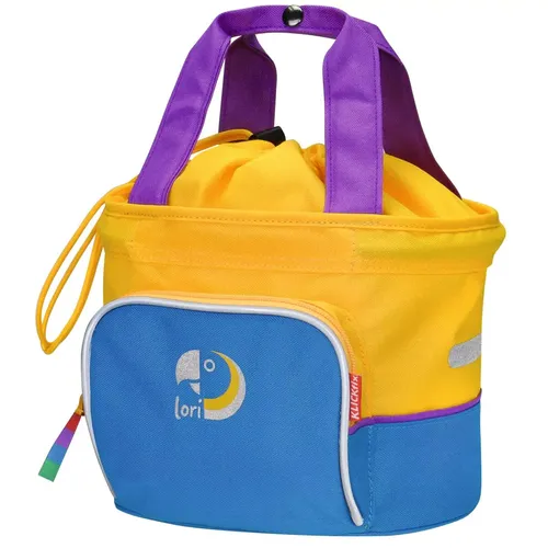 KLICKfix LORI SHOPPER BLUE - Fahrradtaschen für Kinder, ideal zum Transport von Kuscheltieren und Snacks, mit KlickFix Halter optional erhältlich, leicht und platzsparend.