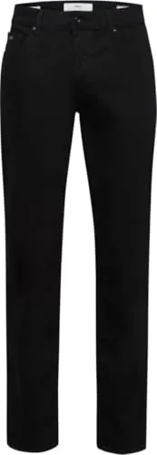BRAX Feel Good Style Cadiz Perma Black 40/32 - Moderne Jeans Straight Fit aus hochwertigem Baumwollmix, überzeugt durch sportive Detailverarbeitung und authentische Used-Optik für lässigen Stil.