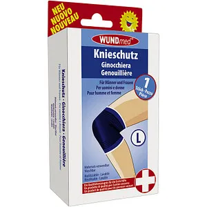 WUNDmed Kniebandage 04-005L, Gr. L blau, 1 St.