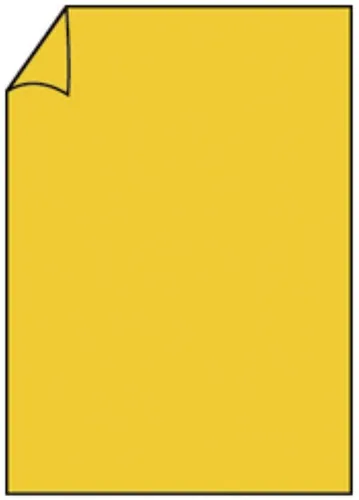 Briefbogen A4 80g 10ST go.gelb von Rössler Papier