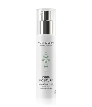 MADARA Deep Moisture Gesichtsfluid 50 ml - Avocado Gesichtscreme & Kosmetik, spendet 24 Stunden intensive Feuchtigkeit und verbessert das Hautbild durch Ausgleich fettiger und trockener Bereiche.