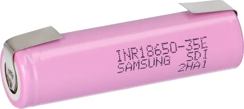 Produktbild Samsung INR18650-35E 3500mAh 3,7V 18650 Akku mit U Lötfahne