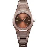 D1 Milano Quarzuhr UTBL37 Damen - Sportlich-elegante Damenuhr mit hochwertigem Edelstahlband und präzisem Quarzwerk. Zeitloses Design mit hellblauem Ziffernblatt und kratzfestem Saphirglas, ideal für jeden Anlass.