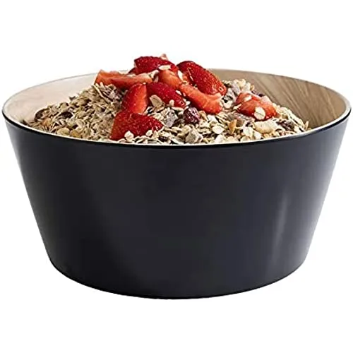 APS FRIDA Schale - Ø 22 cm, H: 10,5 cm - Schalen & Schüsseln aus nahezu unzerbrechlichem Melamin, ideal für Salate, Suppen oder Obst. Pflegeleicht und spülmaschinengeeignet, bietet festen Stand durch abgeflachten Boden.