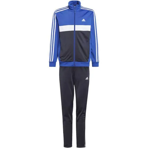 ADIDAS Kinder Sportanzug Essentials 3-Streifen Tiberio - Bequemer Trainingsanzug mit AEROREADY Technologie, 100% aus recycelten Materialien