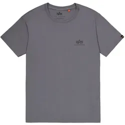 Alpha Industries Men Basic T-Shirt SL - Lifestyle T-Shirt aus 100% gekämmter Baumwolle, reguläre Passform mit kleinem Alpha-Logo – ideal für jeden Tag.
