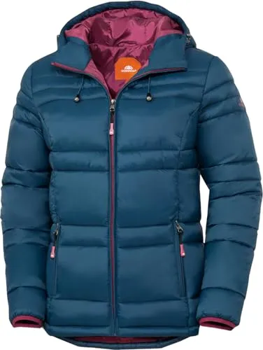 NORDCAP Steppjacke Damen - Leichte Übergangsjacke mit Kapuze - Funktionsjacken, warme 100% Wattierung, perfekt für den Frühling und bietet optimalen Tragekomfort.