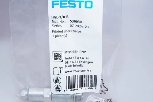 FESTO Rückschlagventil  HGL-1/8-B  530030  OVP, NEU von Festo