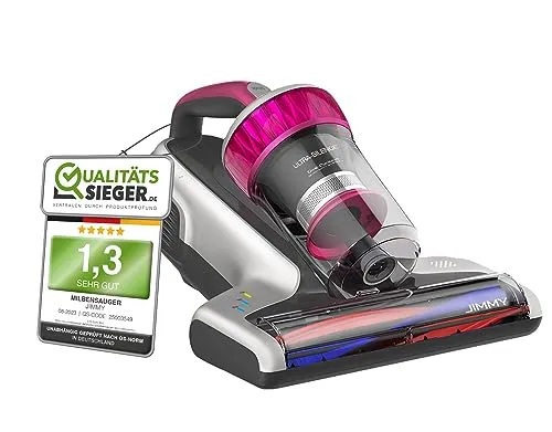 JIMMY WB73 Tragbarer Anti-Milben-Matratzenstaubsauger in pink von Jimmy