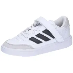 Adidas Courtblock Sneakers Kinder - Laufschuhe für Kinder mit bequemem Klettverschluss und Gummibändern für einfaches An- und Ausziehen. Ideal für aktive Kids, die Komfort und Stil suchen.