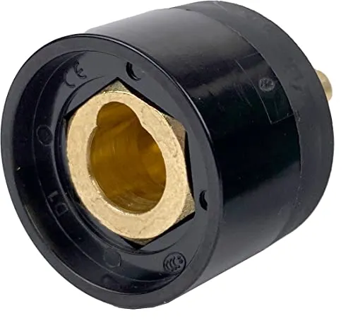 WELDINGER Schweißkabel Adapter mit Dorn T25 9 mm auf T50 13 mm Buchse