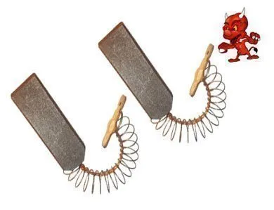 Kohlebürsten Motorkohlen passend für Bosch WFL 2450, WFL 2451, WFL 2460, WFL 2461, WFL2450, WFL2451, WFL2460, WFL2461