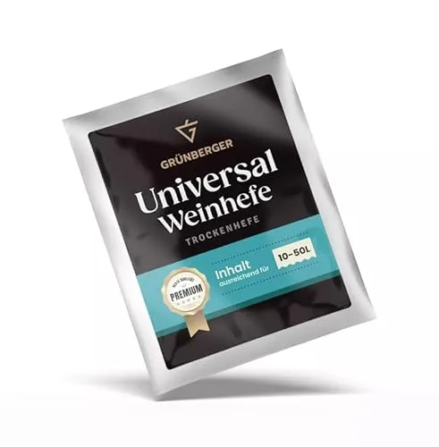 Grünberger Universal Weinhefe Trockenhefe für 10-50l Wein Grunberger PREMIUM