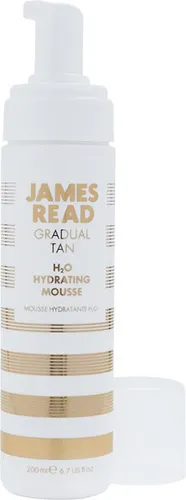 James Read Gradual Tan H2O Hydrating Mousse - Selbstbräuner für Damen, 200 ml, mit Verjüngungs-Effekt für eine gleichmäßige, natürliche Bräune und intensive Hautfeuchtigkeit - ideal für einen sonnengeküssten Teint zu jeder Jahreszeit.