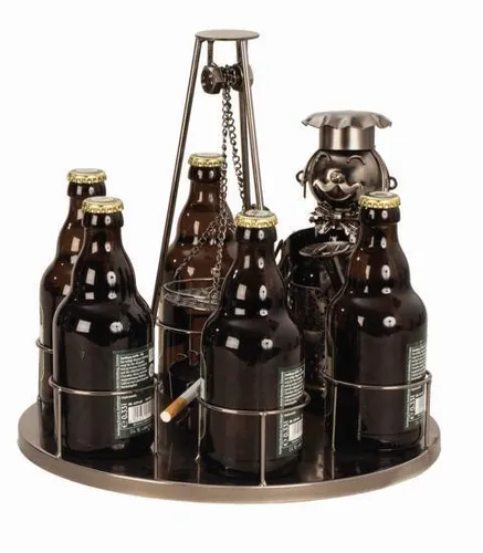 Schwenker Grillen Bier Flaschenhalter Beruf aus Metall,Geschenk Geburtstag