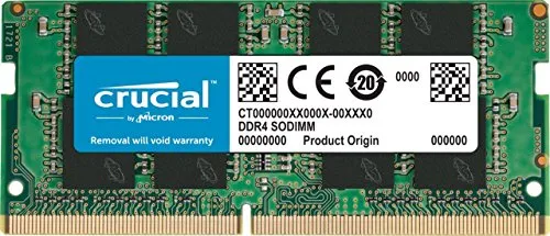 Crucial CT8G4SFS8266 8GB Speicher (DDR4, 2666 MT/s, PC4-21300, Single Rank x8, SODIMM, 260-Pin)