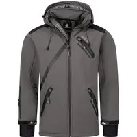 Rock Creek Softshelljacke Anthrazit - Sportliche Softshelljacke von Rock Creek, ideal für Street-Styles. Schützt zuverlässig vor Wind und Regen und ist perfekt für jede Wetterlage. Kombinierbar mit modernen Outfits für einen trendigen Look.