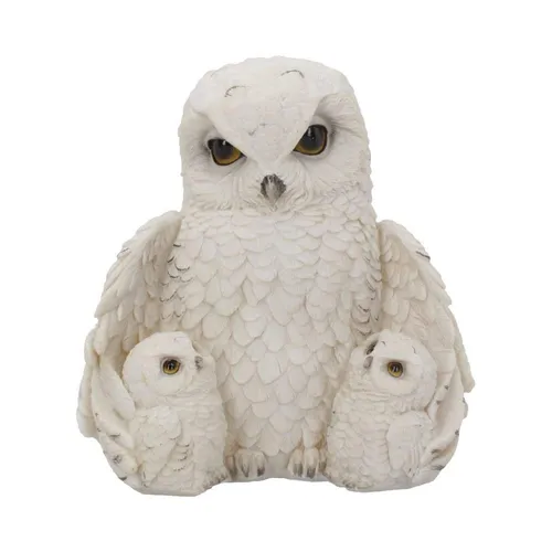 Nemesis Now Feathered Family 21.5cm Figurine, Resin, White