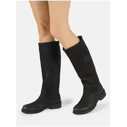 Cooper A712 Bikerstiefel aus Leder mit rutschfester Sohle und Vintage-Lederverarbeitung - Schwarz - 40
