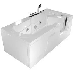 Whirlpool Seniorenwanne mit Tür S17-TH-WP-L 150x75cm