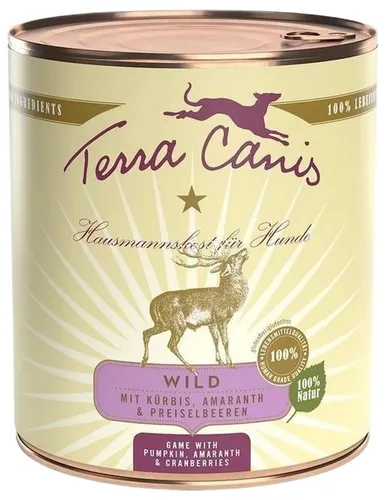 Terra Canis Classic Wild mit Kürbis, Amaranth Und Roten Heidelbeeren 800 G