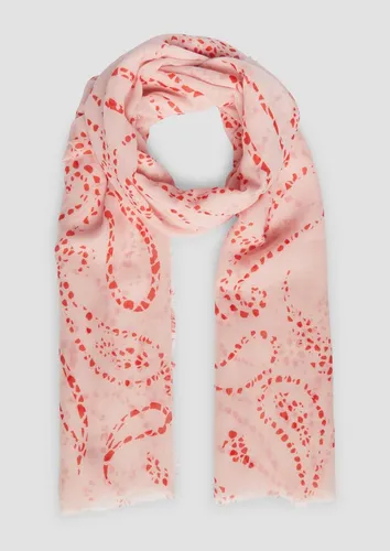s.Oliver Schal Tuch, Schal mit Paisley-Artwork